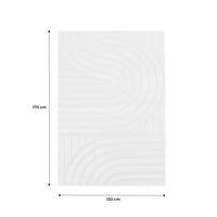 Tappeto interno con archi color crema