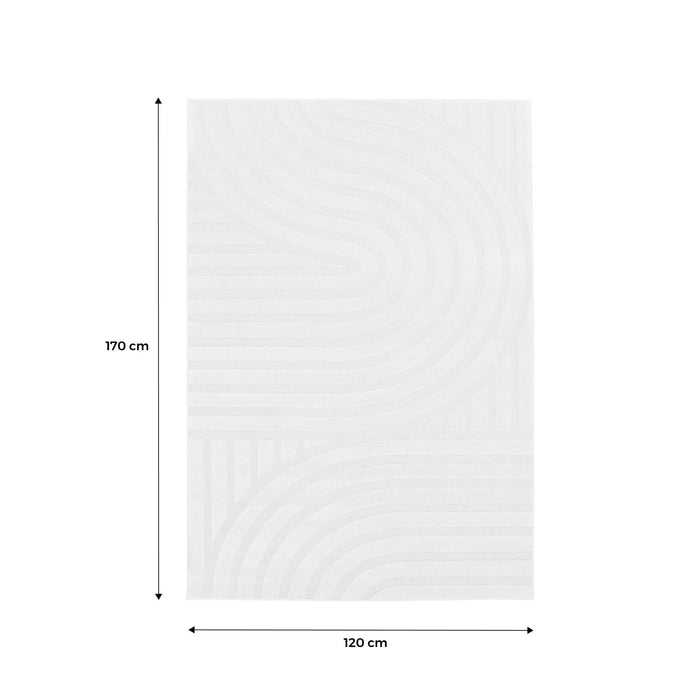 Tappeto interno con archi color crema