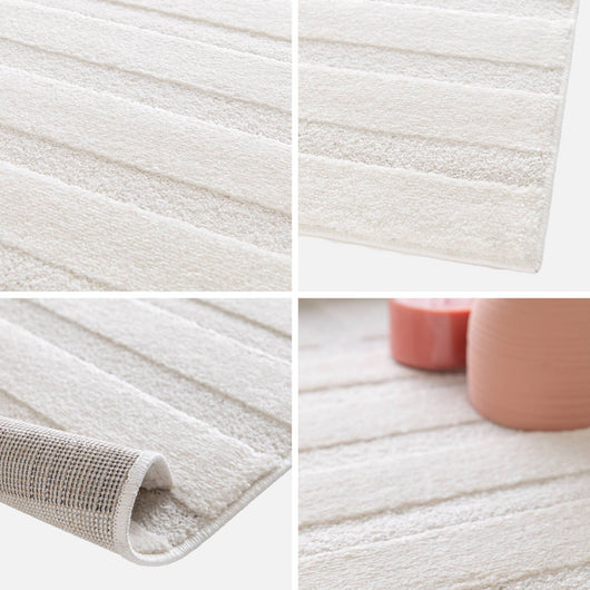 Tappeto interno con archi color crema