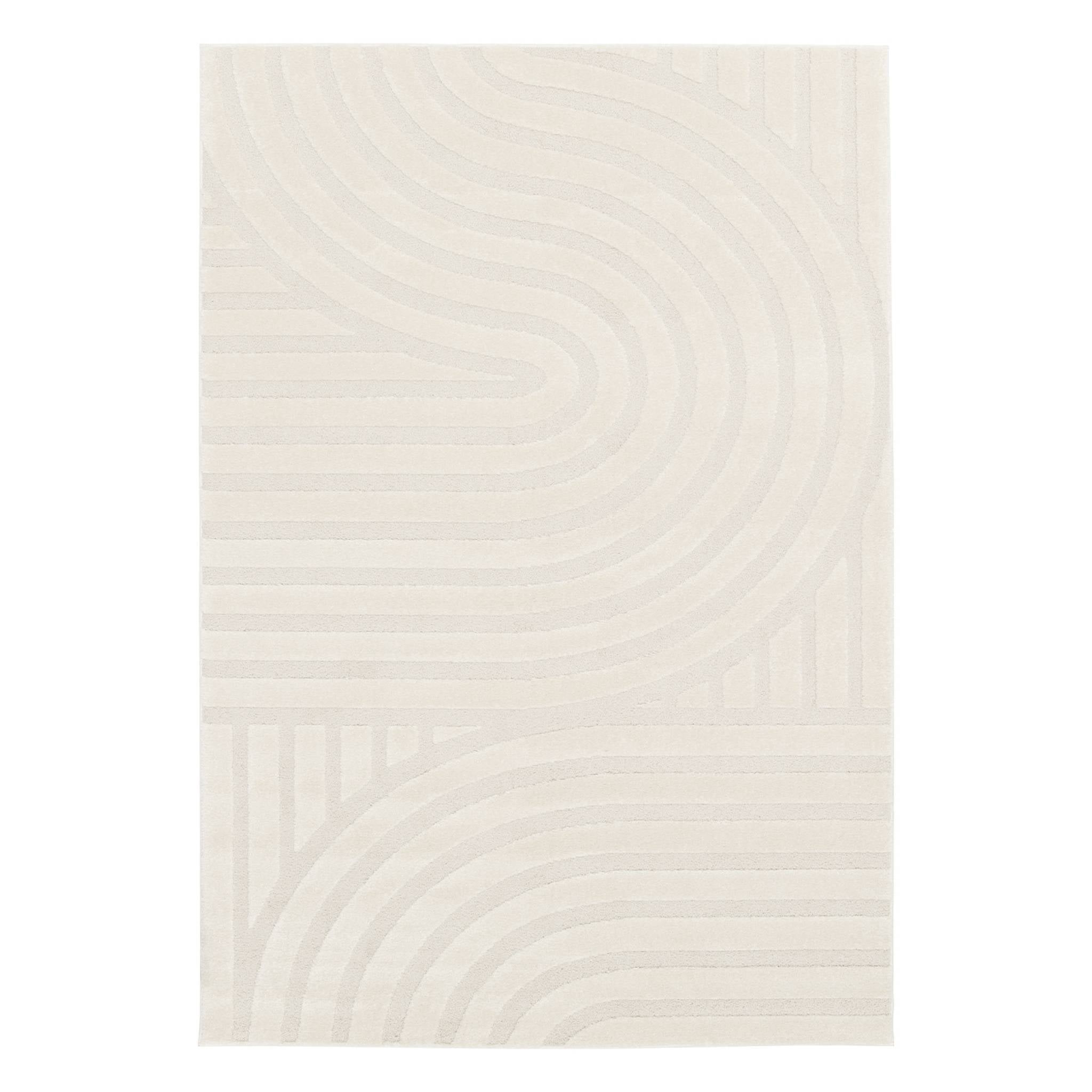 Tappeto interno con archi color crema