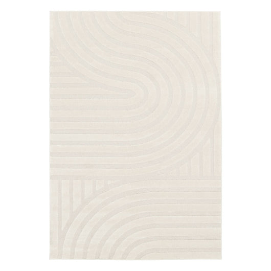 Tappeto interno con archi color crema