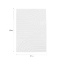 Tappeto interno con archi color crema