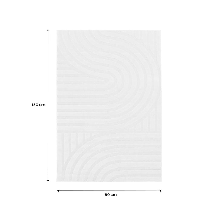 Tappeto interno con archi color crema