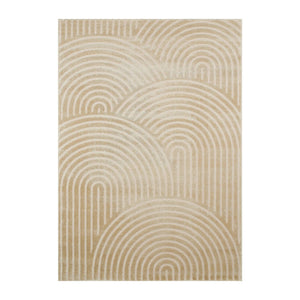 Tappeto interno motivo archi beige