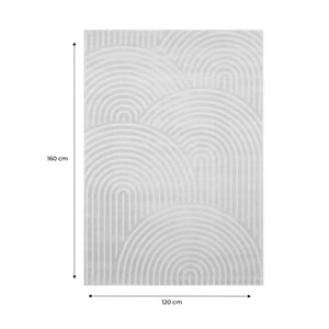 Tappeto interno motivo archi beige