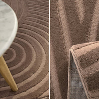 Tappeto interno motivo archi mocha