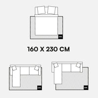 Tappeto interno motivo archi mocha