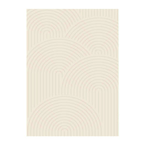 Tappeto interno motivo archi crema