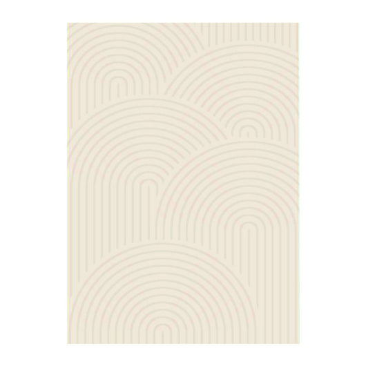 Tappeto interno motivo archi crema