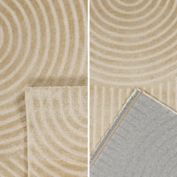 Tappeto interno motivo archi beige