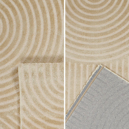 Tappeto interno motivo archi beige