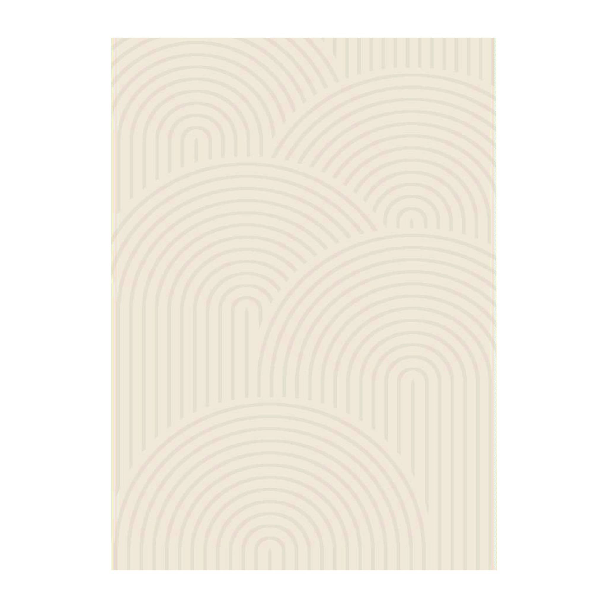 Tappeto interno motivo archi crema