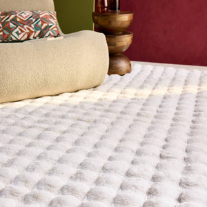 Tappeto da interno bubble bianco, bianco