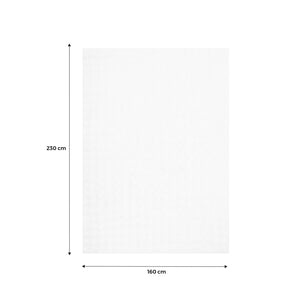 Tappeto da interno bubble bianco, bianco