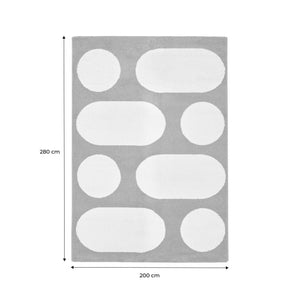 Tappeto da interno motivo moderno, arancione, arancione