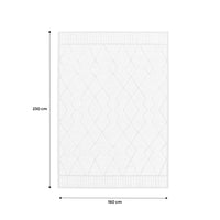 Tappeto interno con motivo etnico berbero, beige e crema