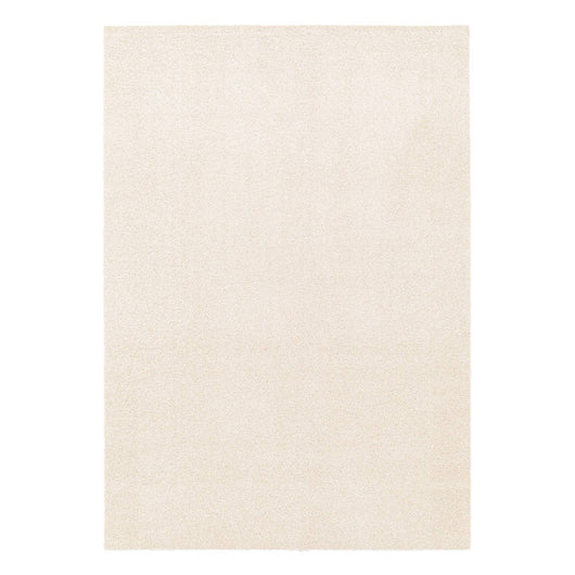 Tappeto per interni in velluto riccio color crema, 160 x 230 cm i