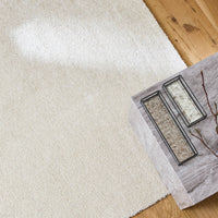 Tappeto per interni in velluto riccio crema, 120x170cm i sweeek