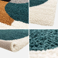 Tappeto shaggy per interni, motivo geometrico