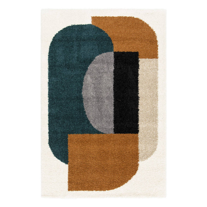 Tappeto shaggy per interni, motivo geometrico