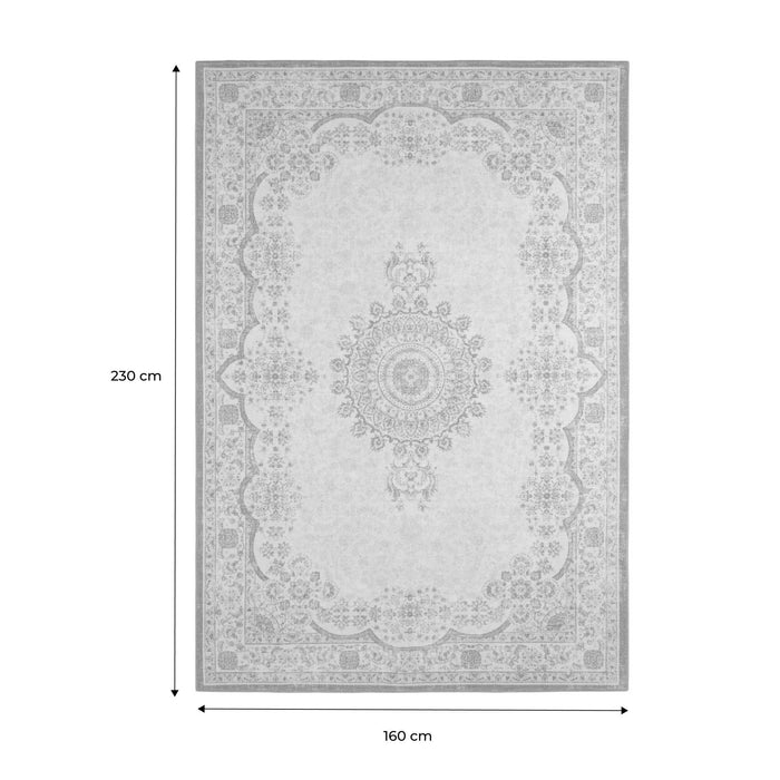 Tappeto da interno motivo barocco rosa, rosso e blu