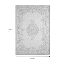 Tappeto da interno motivo barocco rosa, rosso e blu