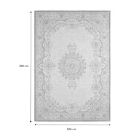 Tappeto da interno motivo barocco rosa, rosso e blu