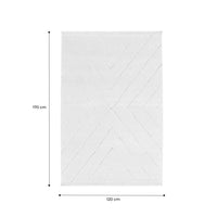 Tappeto interno tufted crema