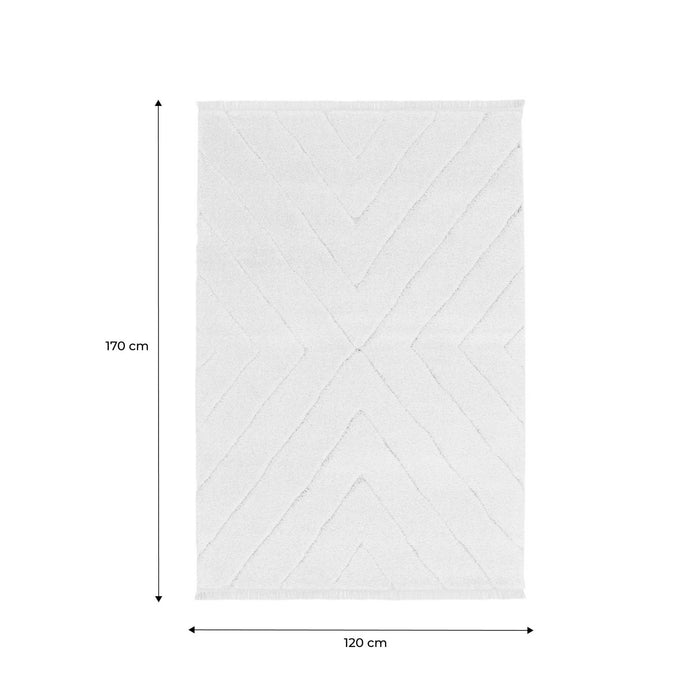 Tappeto interno tufted crema