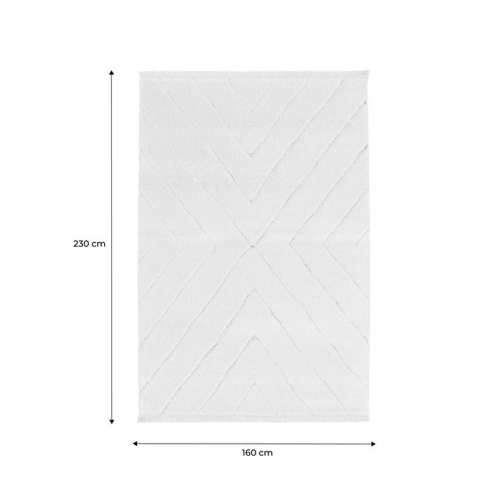 Tappeto interno tufted crema