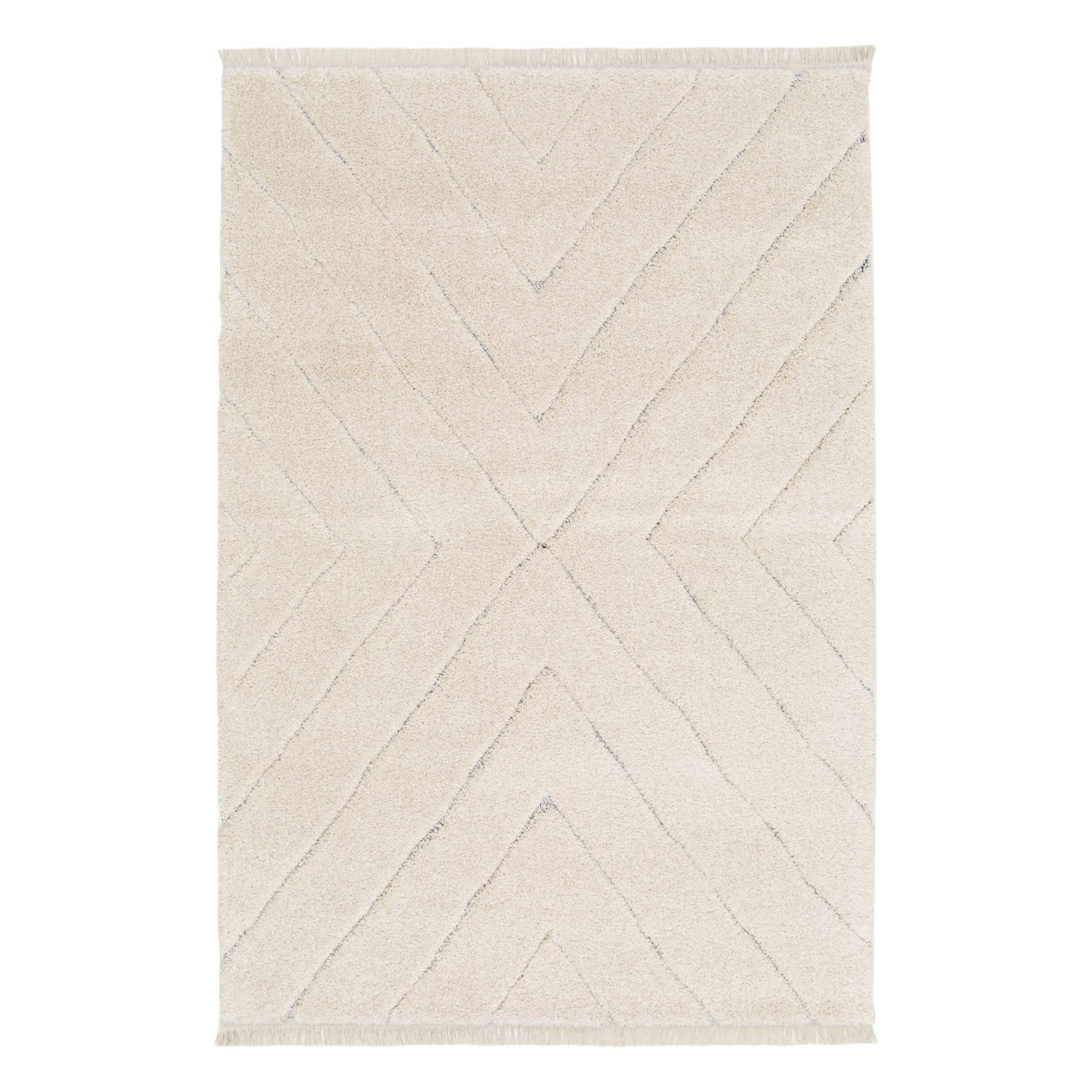 Tappeto interno tufted crema