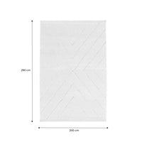 Tappeto interno tufted crema