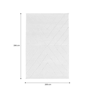 Tappeto interno tufted crema