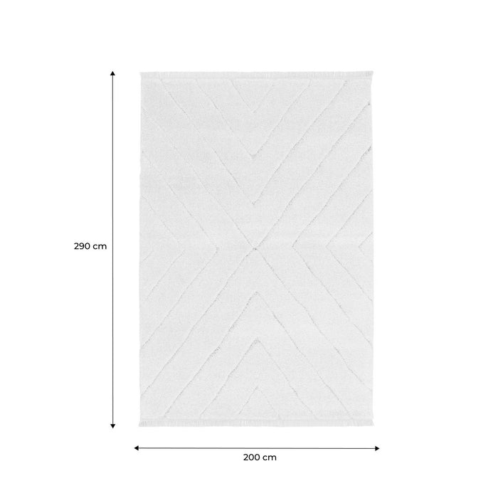 Tappeto interno tufted crema