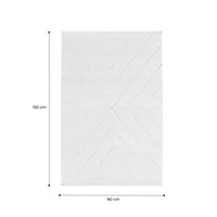 Tappeto interno tufted crema