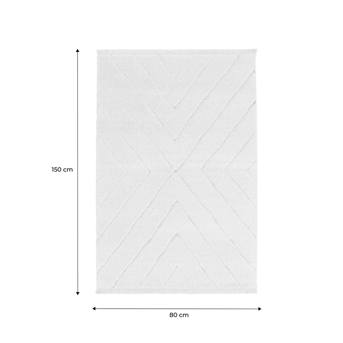 Tappeto interno tufted crema