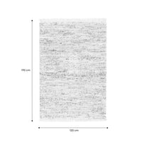 Tappeto per interni con motivo a chiazze, crema