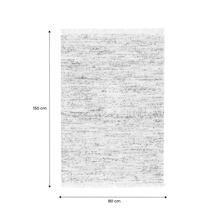 Tappeto per interni con motivo a chiazze, crema