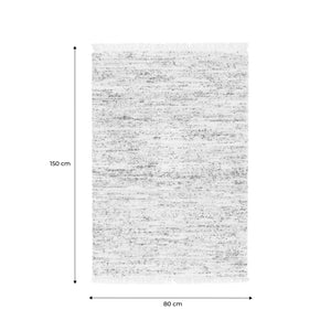 Tappeto per interni con motivo a chiazze, crema