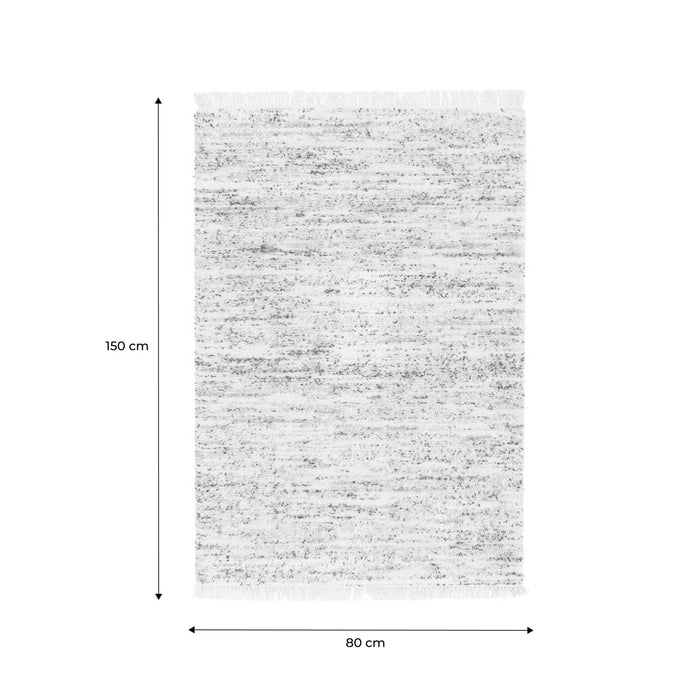 Tappeto per interni con motivo a chiazze, crema