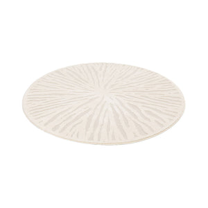 Tappeto interno rotondo crema, 160cm, crema