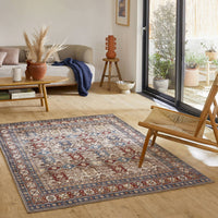 Tappeto da interno motivo orientale / persiano multicolore