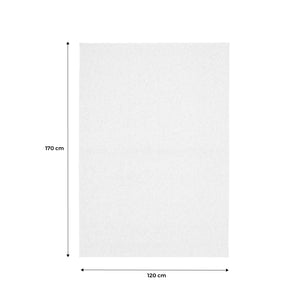 Tappeto interno bouclette crema screziato 120x170cm i sweeek