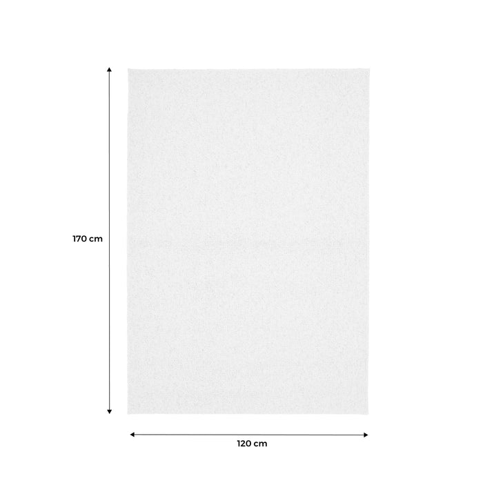 Tappeto interno bouclette crema screziato 120x170cm i sweeek