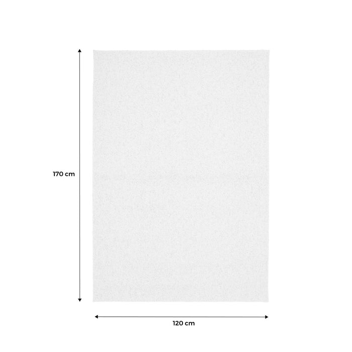 Tappeto interno bouclette crema screziato 120x170cm i sweeek