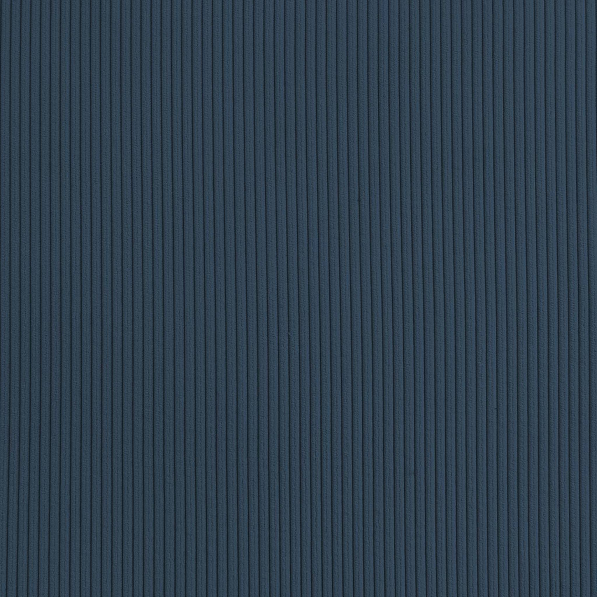 Divano letto angolare in velluto a coste a 3 posti, blu