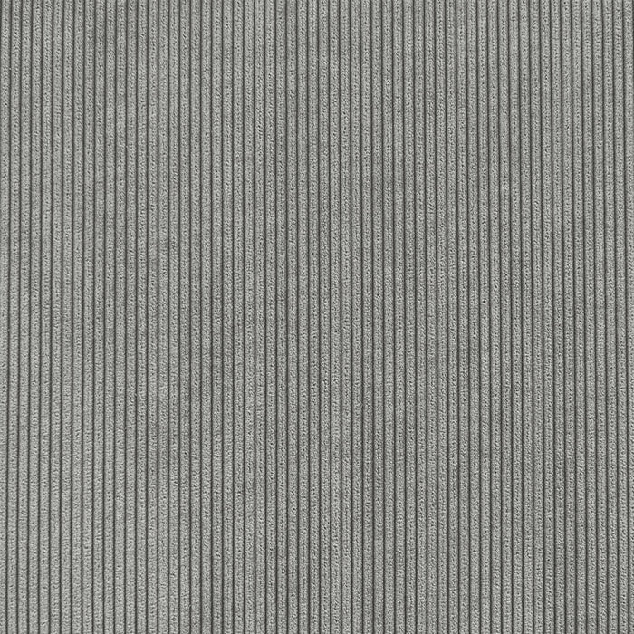 Divano letto angolare in velluto a coste a 3 posti, grigio chiaro