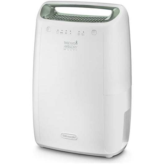 De longhi deumidificatore dex212sf con 12 litri / 24 ore capacità tanica 2.1 litri potenza 300 w colore bianco