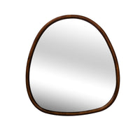 Specchio in legno di abete, 55cm, marrone