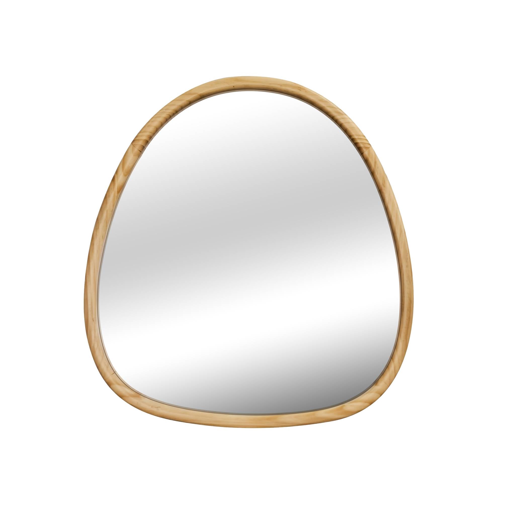 Specchio in legno di abete, 75cm, marrone naturale